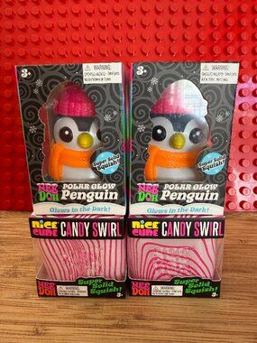 NEW! ❄️ ⛄️ 4 PACK: 2 X PENGUIN & SWIRL ships 🚀 !